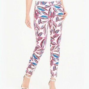 J. Crew Factory Leaf Printed Chino Cropped Pants